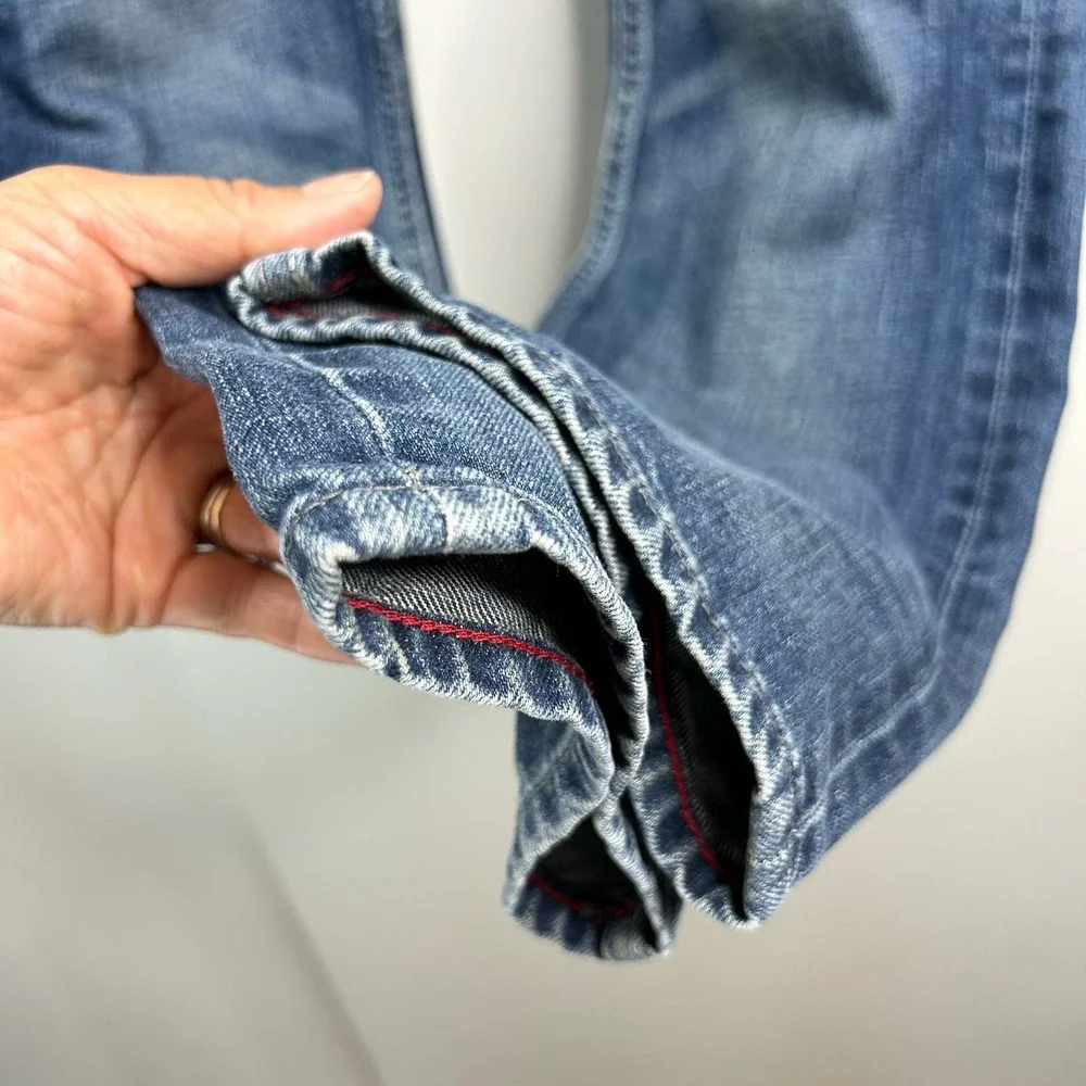 Banana Republic Varick Slim Fit Blue Denim 100% Cotton Men's Jeans 31W x 32L - Picture 7 of 11